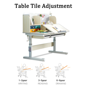 Estación de Trabajo Ergonómica de Madera Premium para Niños con Escritorio Ajustable para Uso en el Aula y el Dormitorio - Product Image 4