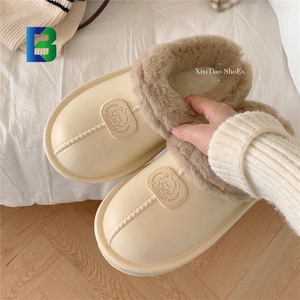 BC all'aperto invernale scivoli impermeabili da donna pantofole da casa all'ingrosso impermeabili foderate di pelliccia sandali caldi da donna - Product Image 3