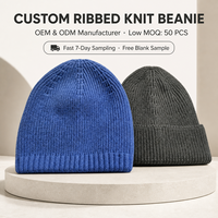 Bonnet tricoté personnalisé Highfly à motif écossais, avec revers côtelé, OEM ODM, faible MOQ, marque privée, couvre-chef d'hiver 100 % acrylique, unisexe adulte
