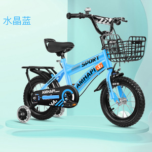 Bicicleta infantil Amhapi modelo deportivo de 12 pulgadas con ruedas de entrenamiento para edades de 5 a 7 años - Product Image 5