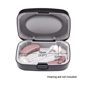 Hearing Aid Box Hard Hearing Aid Storage Box Case Portable Protective ABS Packaging Hearing Aids