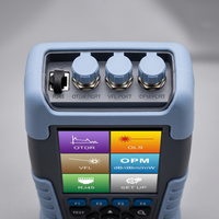 Onefind WF1031 Mini OTDR Portátil 1310/1550nm 28/26dB con OPM, VFL, OLS, RJ45, para FTTH, 5G, Rastreador de Fibra Óptica y Probador de Telecomunicaciones