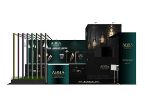 من السهل تجميع تخصيص كشك معرض وحدات تخصيص شعار للإعلان - Product Image 3