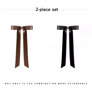 Coletero de lazo exquisito y dulce con diseño de lujo ligero y de nicho para mujer, accesorio de moda para el cabello, venta al por mayor - Product Image 4
