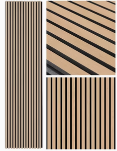 Panneaux muraux en bois acoustique (doublure en feutre) - Product Image 4