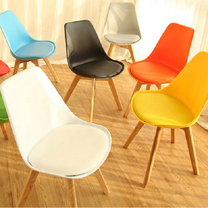 Restaurant <strong>Chair</strong> Wholesale <strong>Blue</strong> Nordic Style Wooden Leg Solid Contemporary <strong>Dining</strong> <strong>Chair</strong> - Product Image 6
