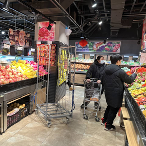 अनुकूलित बचत लागत गैल्वेनाइज्ड धातु स्टील वायर मेष 2 साइड नेस्टेबल तह रोलिंग स्टोरेज कार्ट - Product Image 5