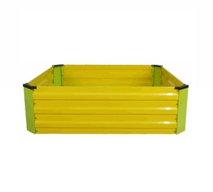 Support de sol pour jardinière de fleurs galvanisé Plateau de culture de légumes d'extérieur <span class=keywords><strong>en</strong></span> métal Lit de plantation <span class=keywords><strong>surélevé</strong></span> de <span class=keywords><strong>jardin</strong></span> de grande taille - Product Image 2