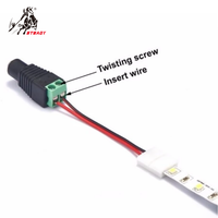 Conector de alimentación macho CCTV DC de 5,5x2,1 MM, adaptador de toma de corriente AC DC, conector Bnc de alimentación hembra CCTV