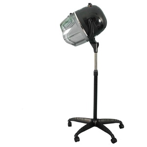 Sèche-cheveux professionnel sur pied pour salon avec capot réglable, roulettes et support mobile pour usage extérieur - Product Image 1