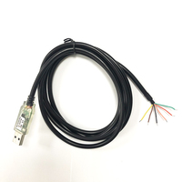 Cable de interfaz serie FTDI Rs485, conector USB transparente de un solo extremo, línea de programación, Cable de Usb-rs485-we-5000-bt para PC