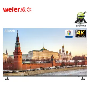 Weier-tablero de televisión inteligente para Android, 55 ", 65", 75 ", Monitor táctil LCD, 4K, pantalla grande