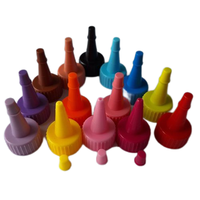 Bouchons Yorker pour flacons d'encre et de peinture avec embout conique, embout long, embout pointu, compte-gouttes, 20 mm, 24 mm, 28 mm, 38 mm, 410, 400, colle en pâte, emballage