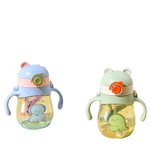 Gobelet anti-chute pour bébé avec paille, pour bébés de 6 mois à 1 an, écologique, passe au lave-vaisselle, utilisation en extérieur, idée cadeau - Product Image 1