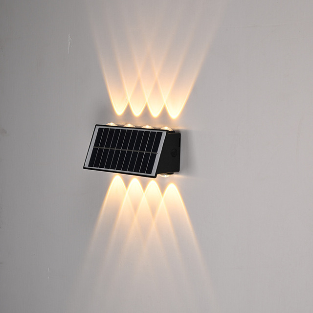 Morden Bright Square LED Solar Outdoor Floor Lamp Energy-Saving Waterproof Automatic Charging Dimmable Courtyard Step Light