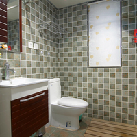 Carreaux muraux vintage Offre Spéciale pour cuisine salle de bain déco 10*10cm Resort Village carreaux émaillés vert rustique mat