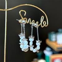 Nouveaux Bijoux 2025 Bijoux Fantaisie Boucles D'oreilles En Rang De Perles Boucles D'oreilles a Pompons