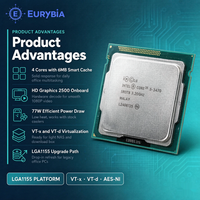 Processeur Intel Core I5-3470 d'occasion pour ordinateur de bureau, 3,2 GHz, Quad-Core, FCLGA1155, 6 Mo de cache, 64 bits