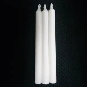 Comorin Market Paraffin wachs Große weiße Kerzen 23cm lange Stick Candles Bougies