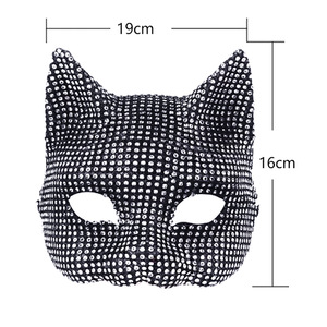 Pafu Halloween gato disfraz accesorios <span class=keywords><strong>Catwomen</strong></span> disfraz para representaciones teatrales fiesta club nocturno mascarada máscara gato pata guantes - Product Image 5