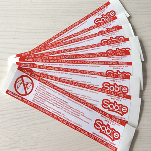 Chất lượng cao hình chữ nhật thời tiết bằng chứng sticker tự dính ngoài trời đời nhãn cảnh báo nhãn giá rẻ - Product Image 5