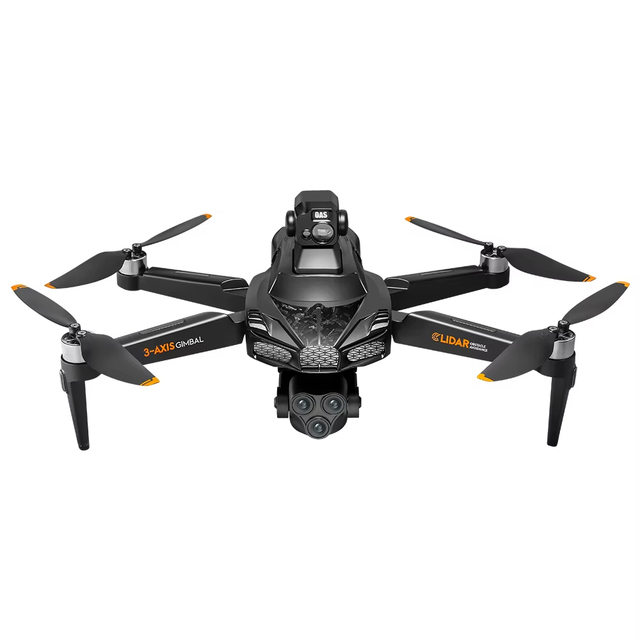 V668 Beginner RC Drones with Anti-Shake Gimbal 8K HD Dual Camera FPV Obstacle Avoidance Brushless Quadcopter Plastic Material
