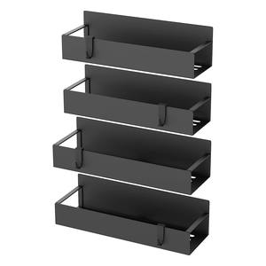 מגנטי תבלינים מדף אחסון ארגונית עבור מקרר ותנור שחור מקרר מארגני ואחסון - Product Image 5