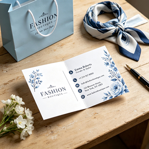 Cartes de visite personnalisées, papier cartonné laminé 300 g/m², impression offset recto-verso. Taille/couleur/logo/texte/code QR personnalisables. - Product Image 3