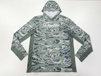 Vêtements de chasse légers en tissu anti-odeur pour hommes, imprimé par sublimation, protection solaire, durable, camouflage Tigre Sage Brush