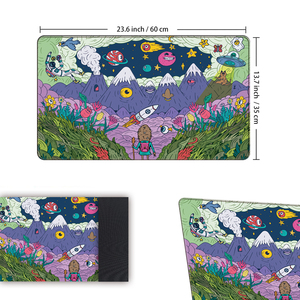 Tùy Chỉnh Kích Thước Tcg Playmat Với Màu Sắc Tươi Sáng Thiết Kế Mềm Mại Cao Su Dưới Khóa Cạnh Non-Slip Playmat Chơi Game <span class=keywords><strong>Mousepad</strong></span> - Product Image 2