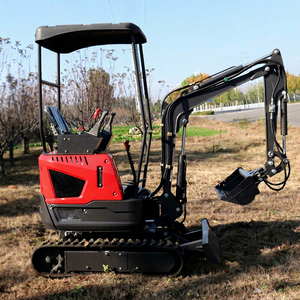 Mini-excavatrice 1,5T, trancheuse, moteur diesel Yanmar, chenilles, pompe à moteur PLC, forte puissance de creusement, certifiée CE ISO EPA, godet de 0,028 m³ - Product Image 1