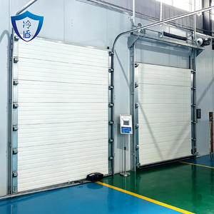 <span class=keywords><strong>Porte</strong></span> sectionnelle industrielle ignifuge B1, <span class=keywords><strong>porte</strong></span> verticale isolée ignifuge pour entrepôt frigorifique de pharmacie - Product Image 2