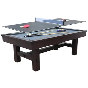 Best Price Factory Wholesale 7.5ft 3In1 Multifunctional Pool Dining 3 In1 Tennis Table