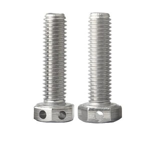 <span class=keywords><strong>Tornillo</strong></span> de Seguridad con Cabeza Hexagonal Exterior de Acero Inoxidable 304 con Orificio <span class=keywords><strong>para</strong></span> Cable de Acero GB32.1, M6 M8 M10 M12 - Product Image 5