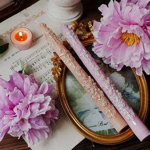 Huỳnh Quang Bán Buôn Thơm 9 Inch Dài Đốt Cao Giáng Sinh Phục Sinh Đám Cưới Bữa Ăn Tối Món Quà Nổi <span class=keywords><strong>Taper</strong></span> Sáp Đậu Nành Nến - Product Image 5