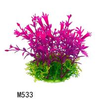 Plantes aquatiques simulées en plastique, durables, légères, multicolores, accessoires pour aquarium, décorations pour aquarium