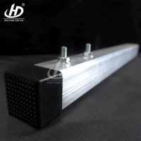 Scène en aluminium portable carrée pour événements extérieurs, mariage, plateforme carrée avec clôture