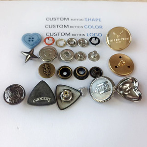 Bouton pression en métal doré écologique personnalisé avec logo pour vêtements, jeans, manteaux, couture, bouton en denim personnalisé pour vêtements - Product Image 6