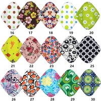 Lynmiss - Toallas Sanitarias Reutilizables con Alas, Super Absorbentes, Impermeables, de Tela de Bambú con Carbón, con Logotipo Personalizado