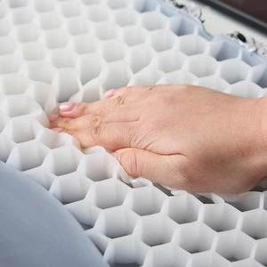 Cojín de asiento de coche para oficina de verano, almohadilla de gel de panal refrescante, cojines transpirables para asiento con soporte lumbar y aumento de altura - Product Image 5