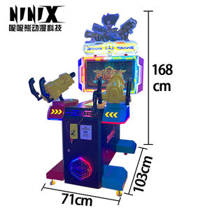 Machine à double joueur "Little Marksman" pour l'arcade, machine de jeu de tir à pièces. - Product Image 5