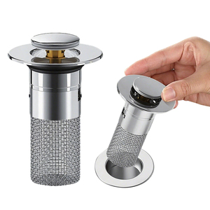 Hair Catcher Shower Drain Bathroom Kitchen <strong>Sink</strong> Pop up Stopper Stainless Steel <strong>Sink</strong> <strong>Strainer</strong> - Product Image 3