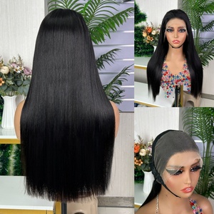 SDD 13x4 Vietnam Bone Straight Frontal Bob <b>Wig</b> 100% <b>Human</b> Hair Glueless <b>Wig</b> Super Double Drawn - Product Image 5