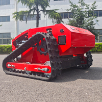 Mesin Pemotong Rumput Tipe Crawler Lebar Pemotongan Mesin Pemotong Rumput Otomatis