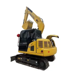 EPA 95% yeni kullanılan komatsu pc 70-8 inşaat makineleri ikinci el paletli kazıcı mini ekskavatör satılık