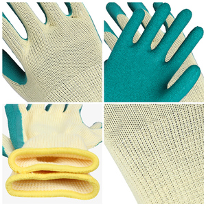 XINGYU 10G EN388 Guantes <span class=keywords><strong>de</strong></span> <span class=keywords><strong>seguridad</strong></span> <span class=keywords><strong>de</strong></span> trabajo <span class=keywords><strong>de</strong></span> látex <span class=keywords><strong>de</strong></span> algodón arrugado con medio recubrimiento Industrial Guantes <span class=keywords><strong>de</strong></span> <span class=keywords><strong>seguridad</strong></span> <span class=keywords><strong>de</strong></span> látex <span class=keywords><strong>de</strong></span> protección <span class=keywords><strong>de</strong></span> brazo personalizados - Product Image 4