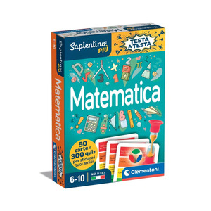 CLEMENTONI SAPIENTINO PIU - Cartes de mathématiques - Product Image 1