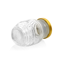 Bocal en verre vide personnalisé hermétique pour épices, aliments, cuisine, garde-manger, cornichons, confiture, miel