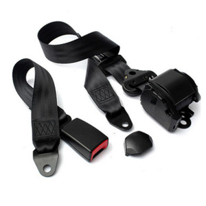 Ensemble de ceintures de sécurité à trois points pour camions, fourgonnettes, autobus, ceinture de sécurité rétractable automatique, camion moyen, ABS, acier, polyester - Product Image 1