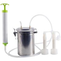 Machine à traire manuelle Portable 5L en acier inoxydable équipement de ferme laitière vitesse d'impulsion Polycarbonate LI pour bovins moutons et chèvres